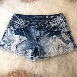 Miss Me Signature Denim Shorts